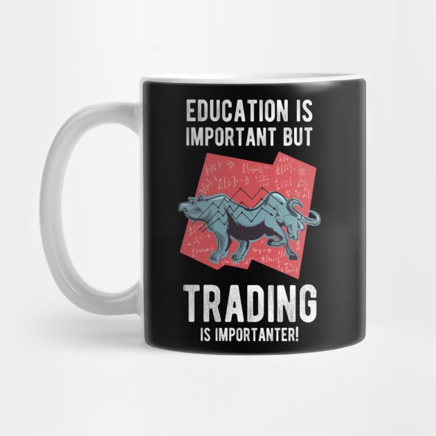 Funny stock market stock trader trading by MGO Design